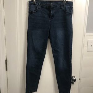 Dark blue skinny jeans